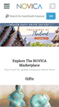 Mobile Screenshot of novica.com